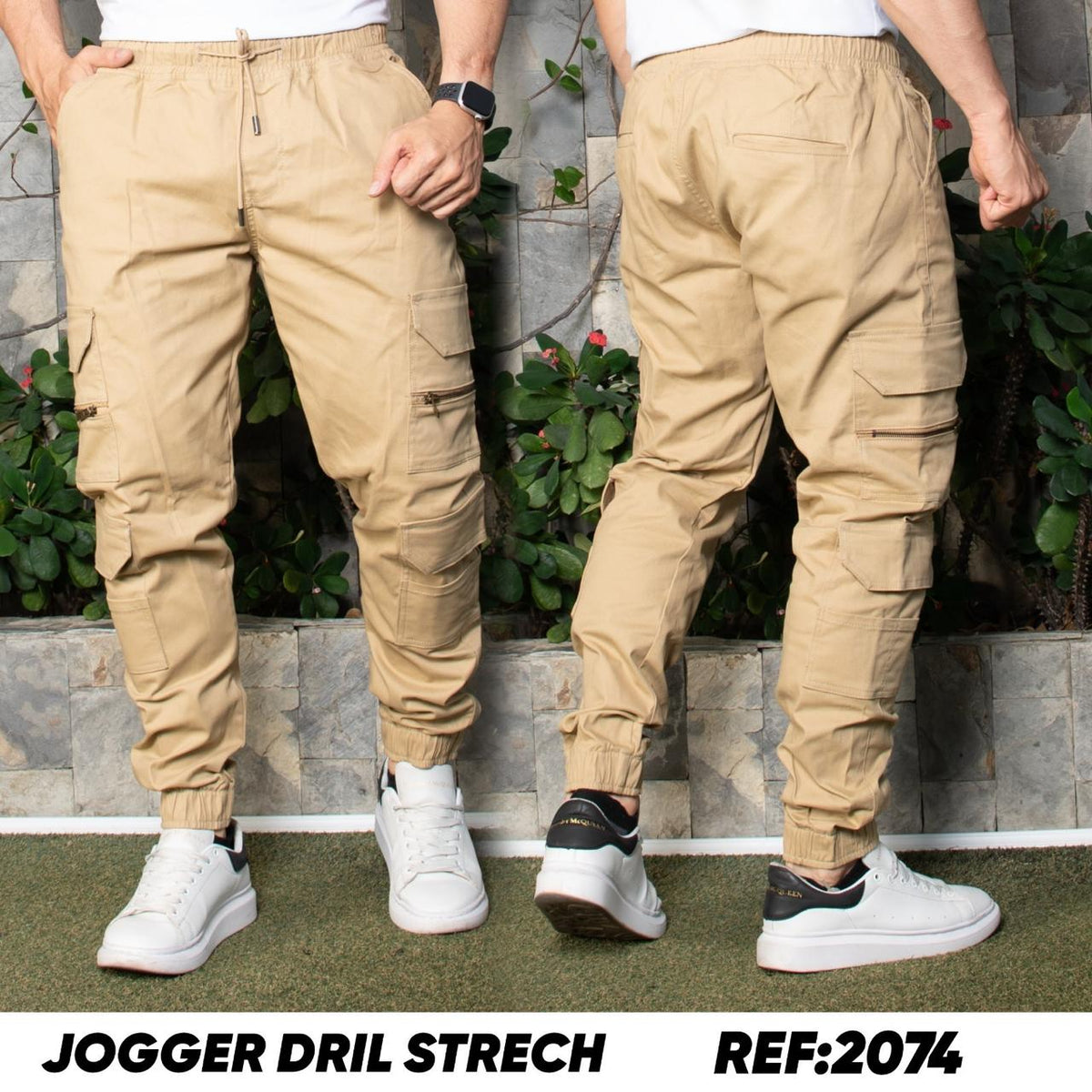 jogger dril strech