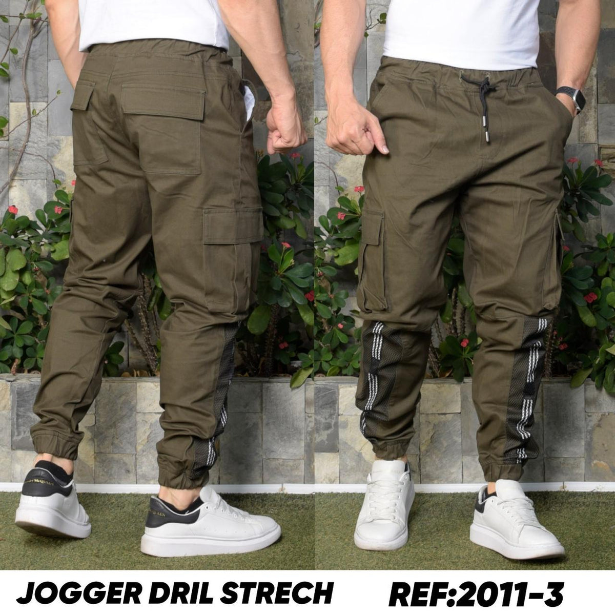 jogger dril strech