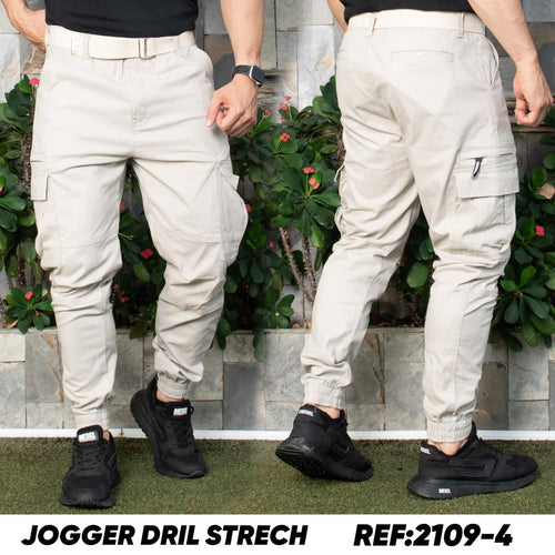jogger dril strech