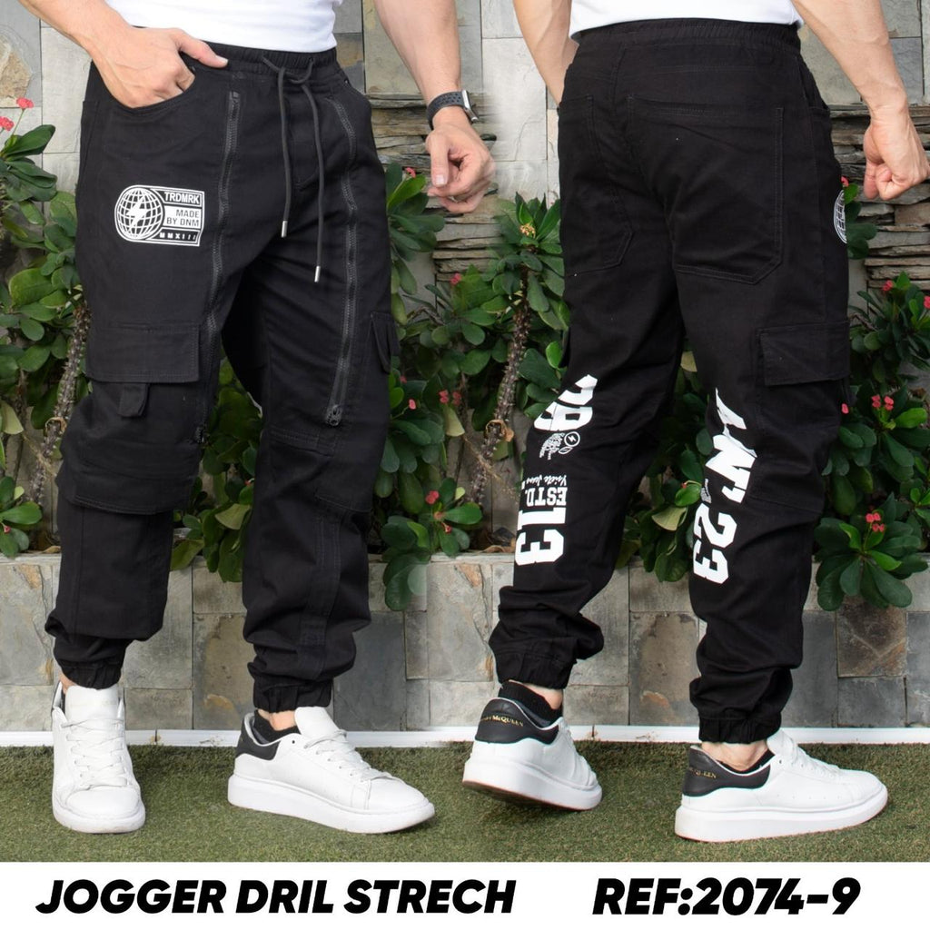 jogger dril strech