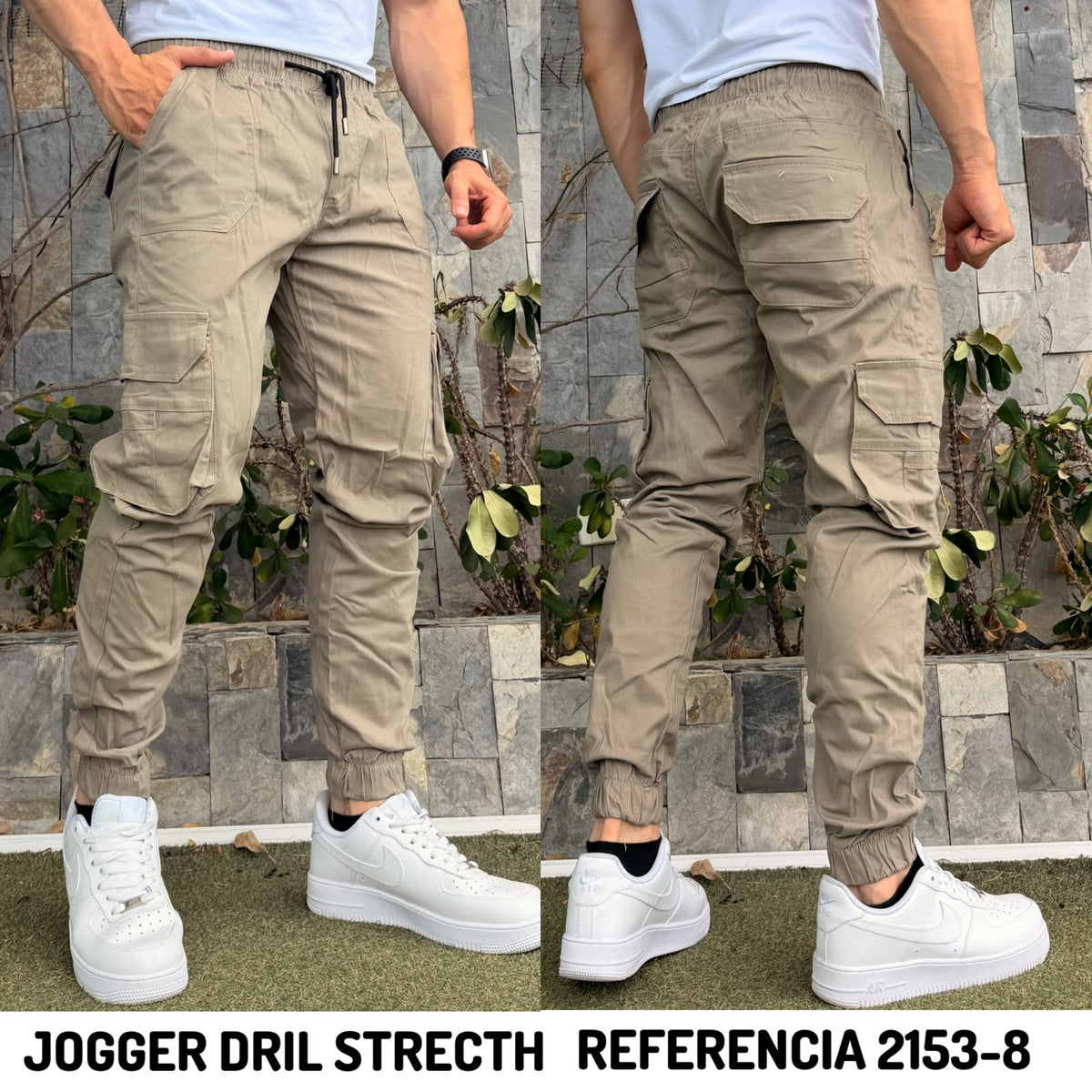 jogger dril strech