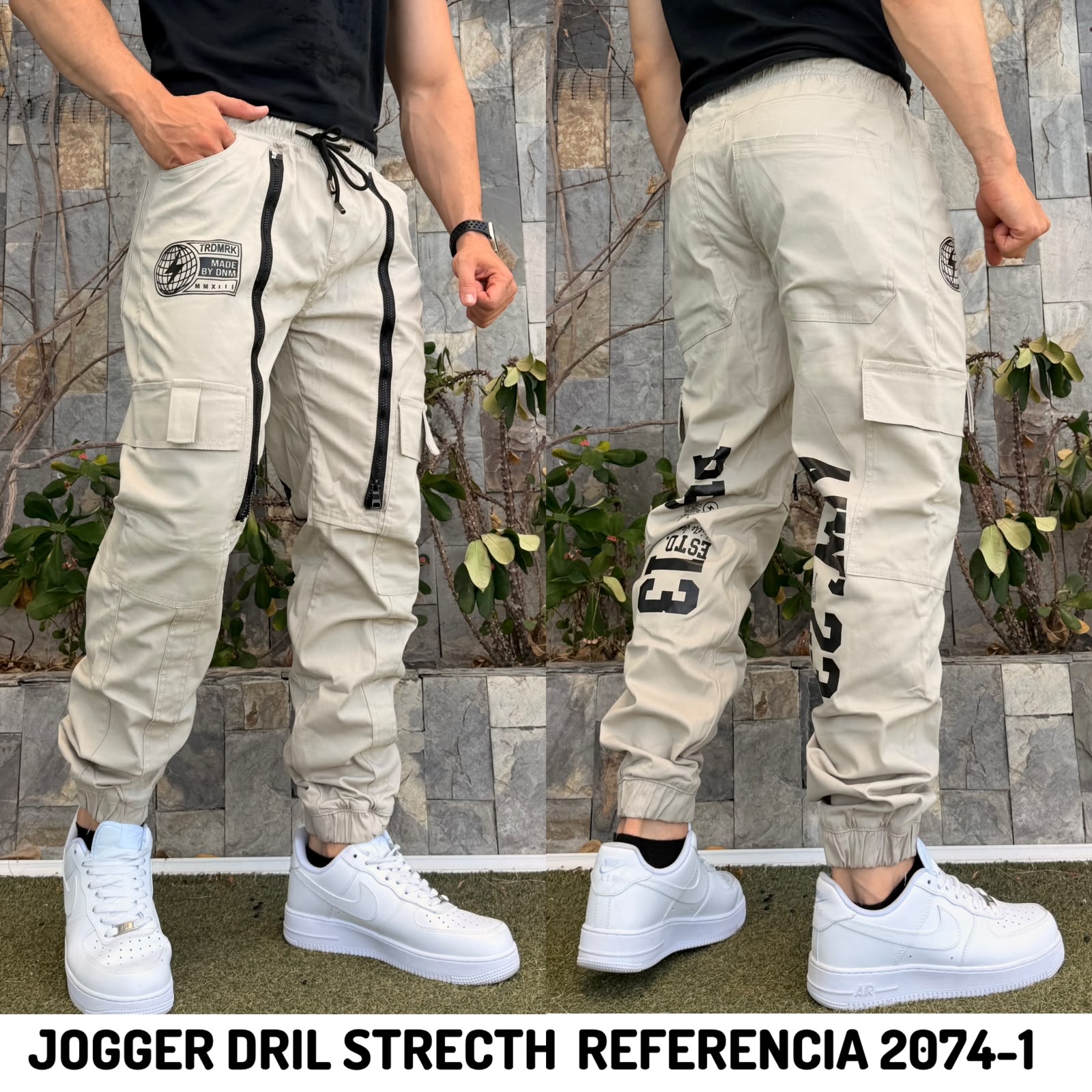 jogger dril strech