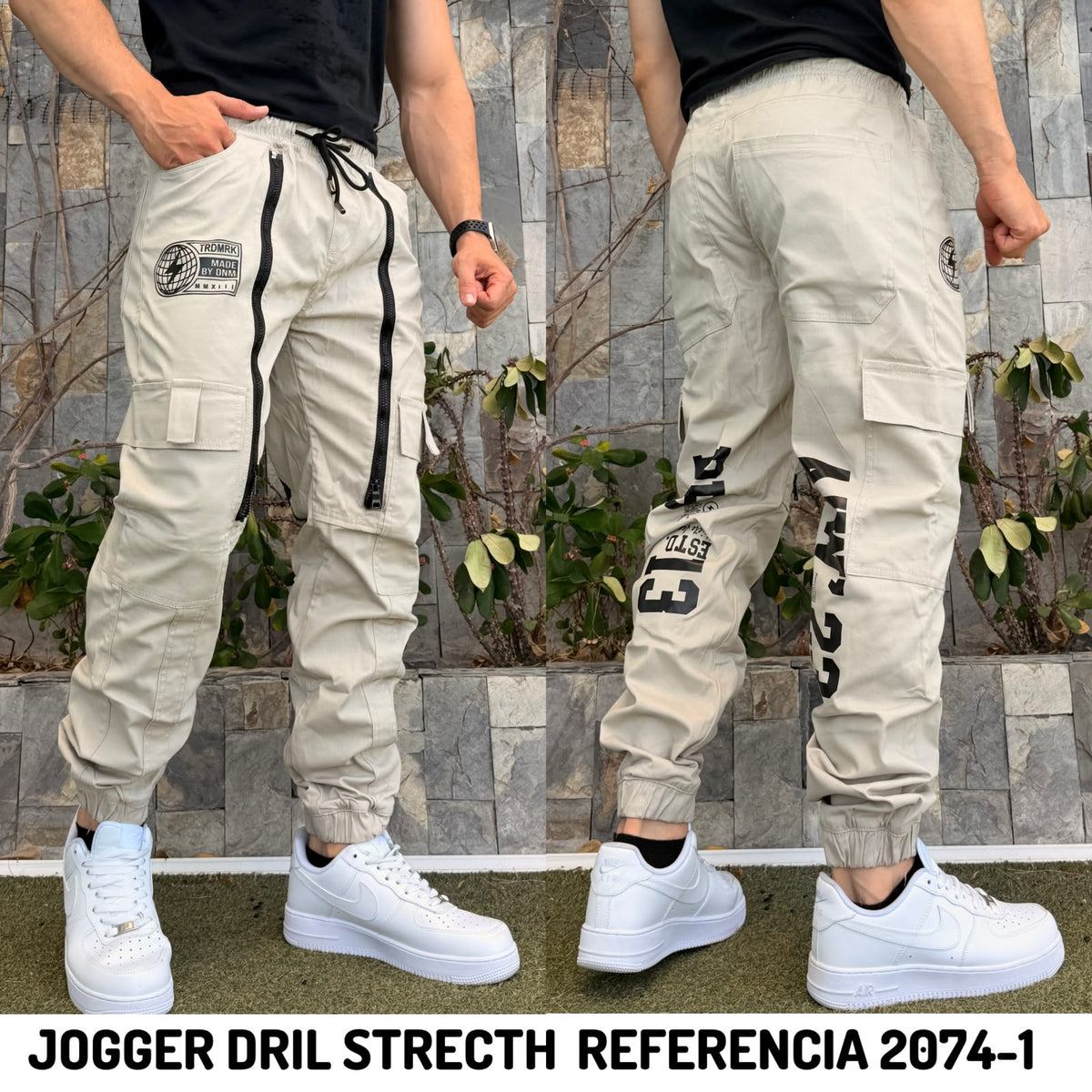 jogger dril strech