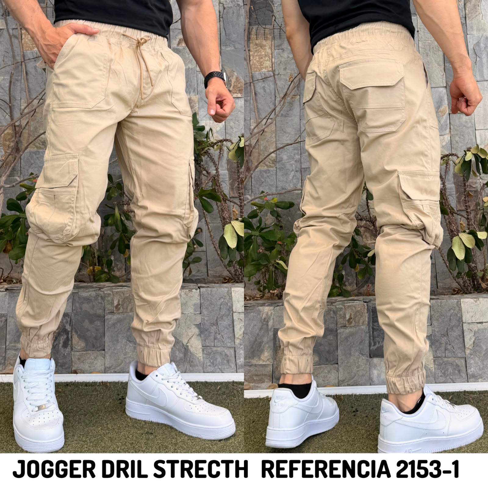 jogger dril strech
