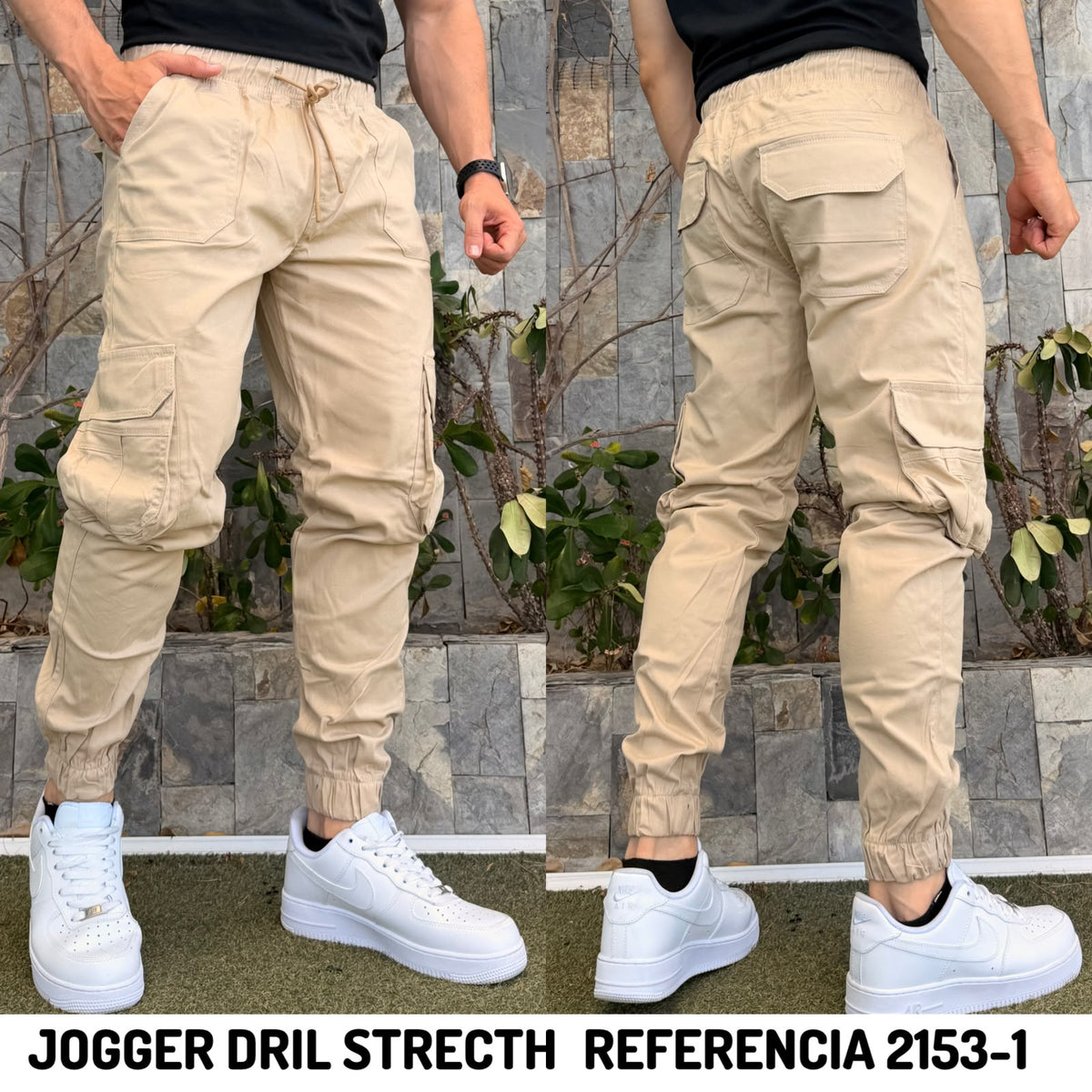 jogger dril strech
