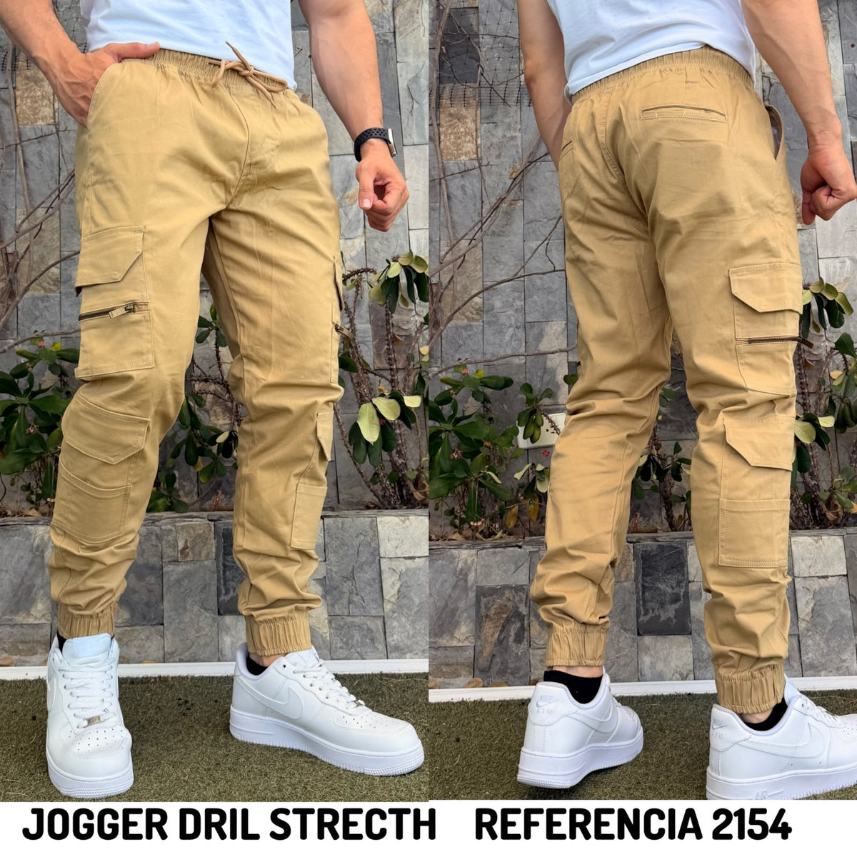 jogger dril strech