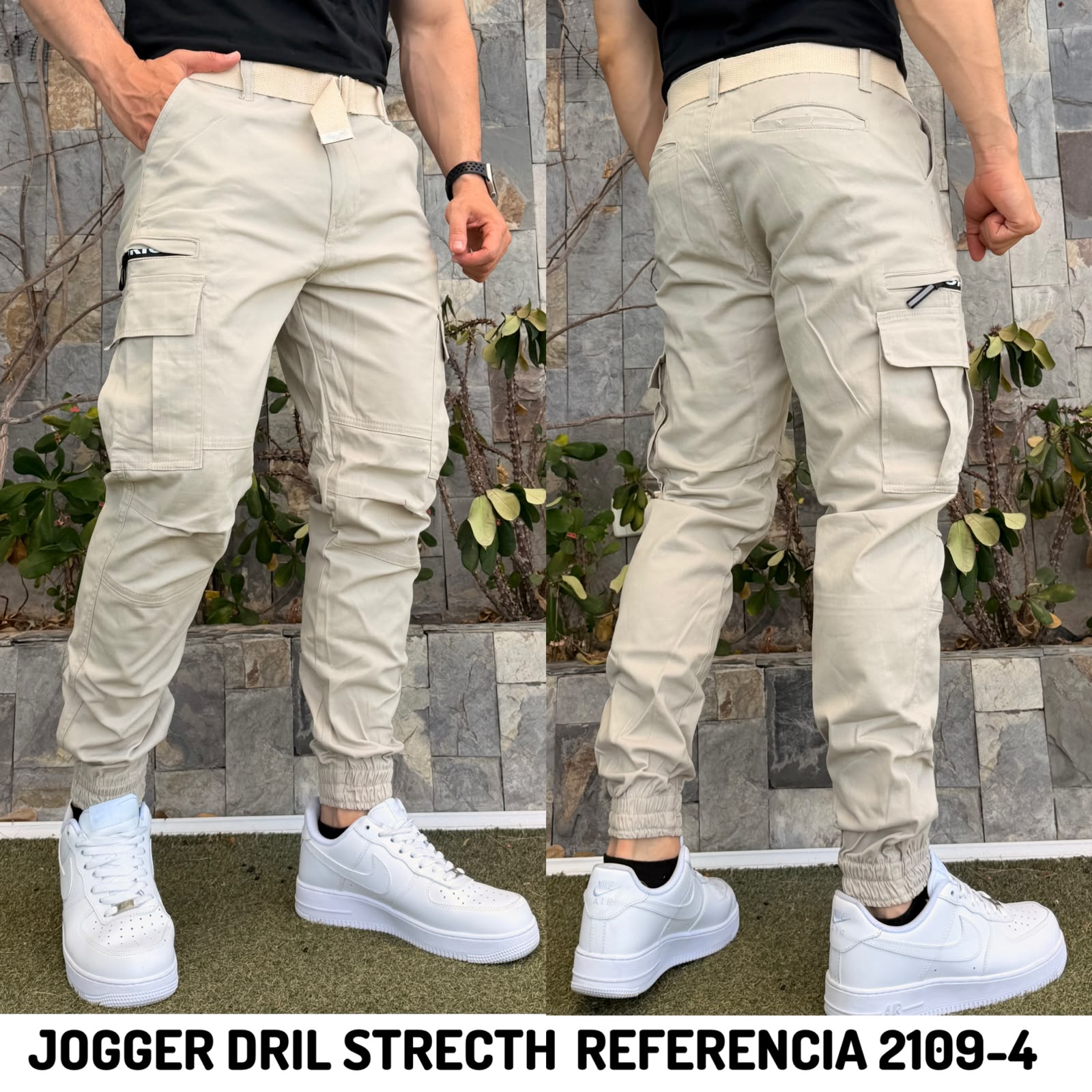 jogger dril strech