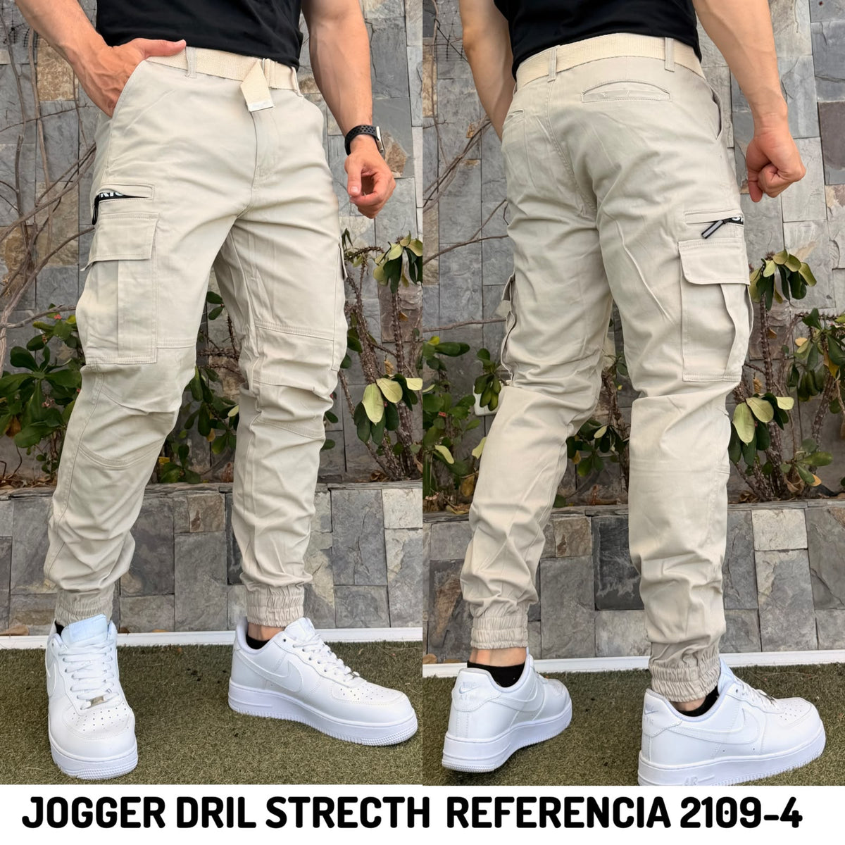 jogger dril strech