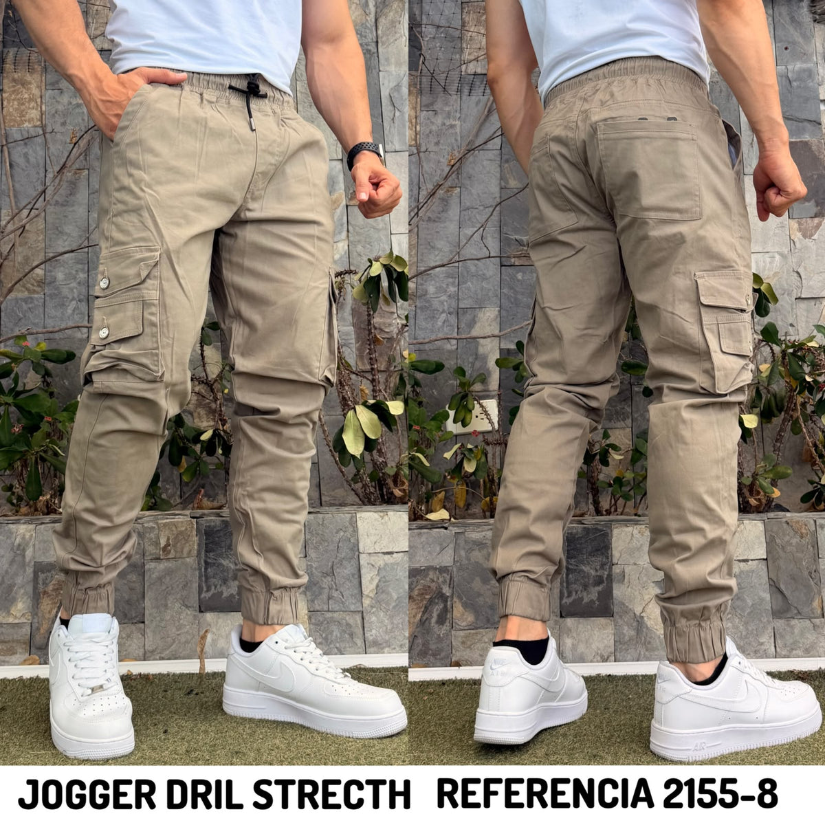 jogger dril strech