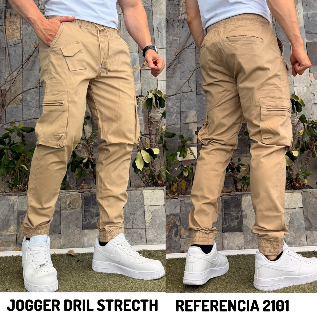 jogger dril strech