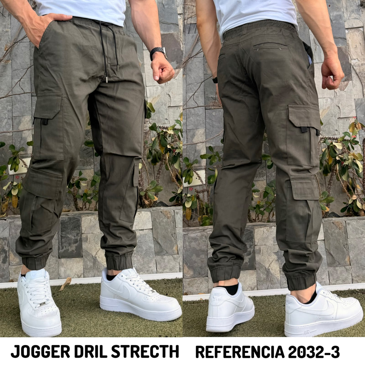 jogger dril strech