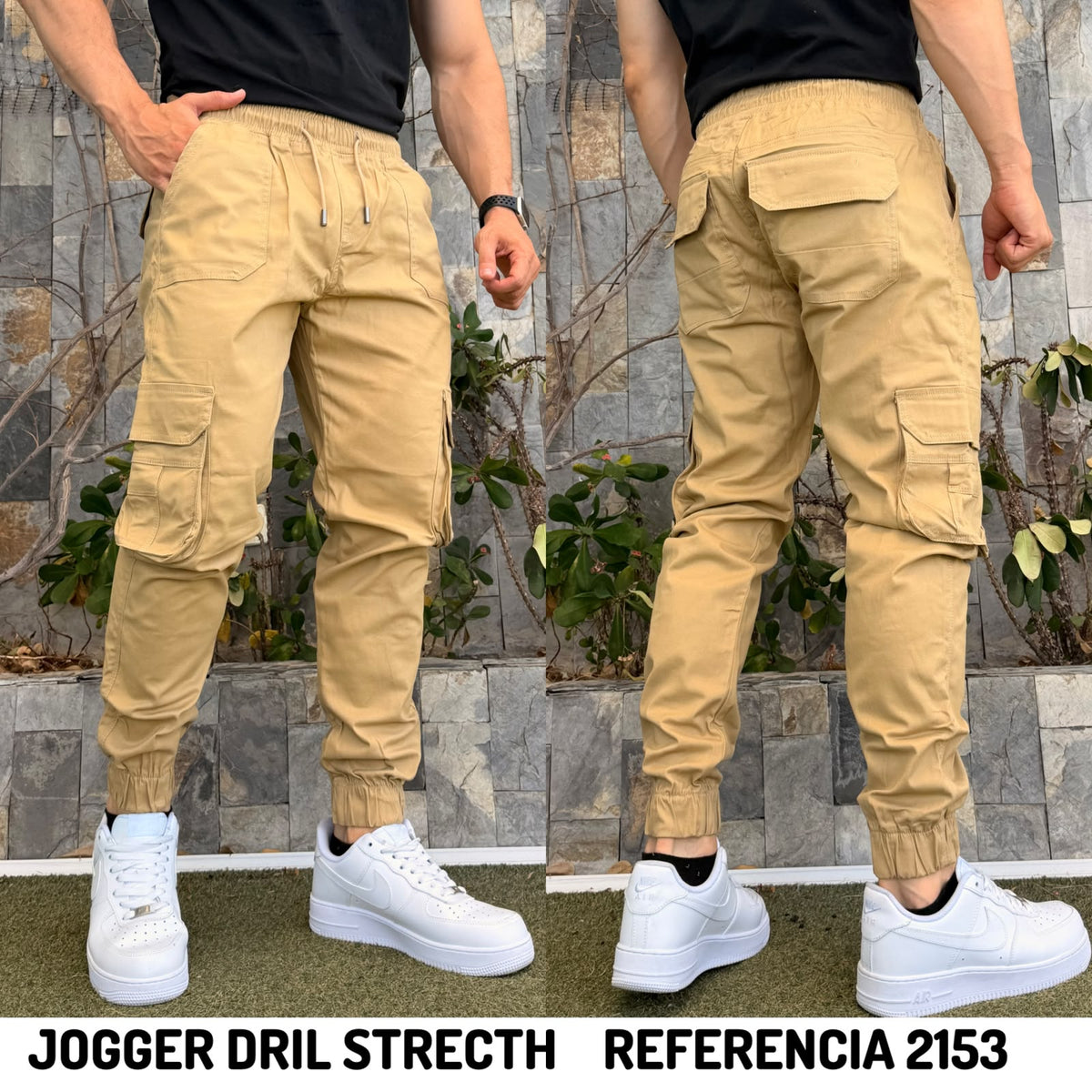 jogger dril strech