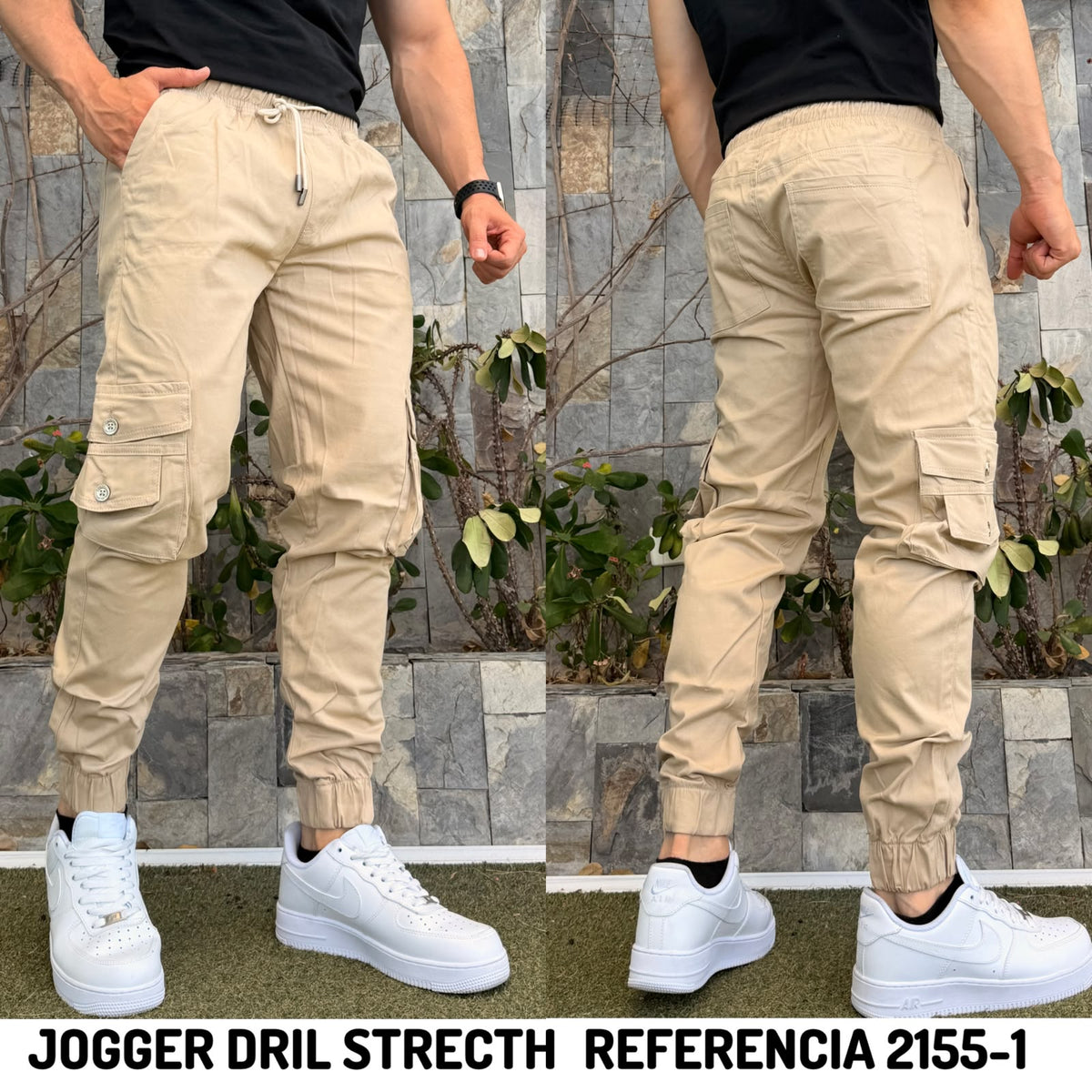 jogger dril strech