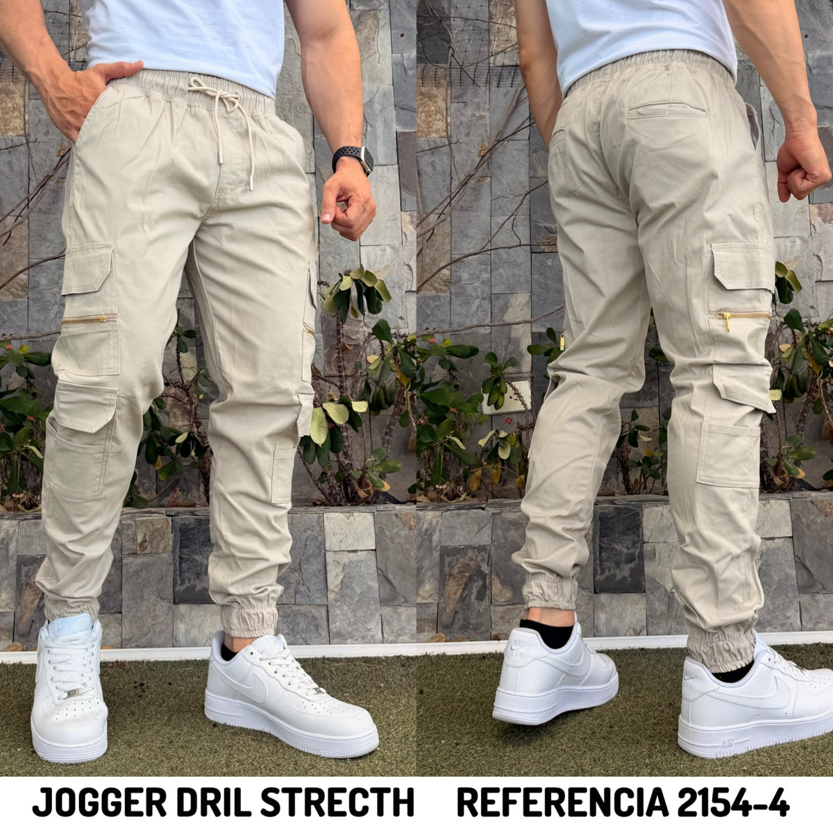jogger dril strech