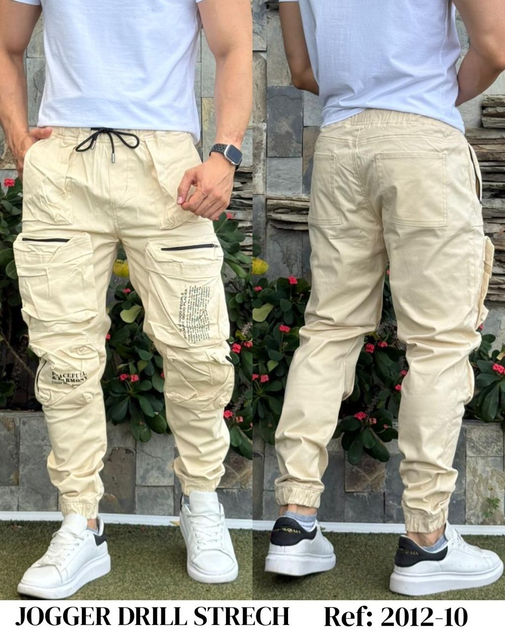 jogger dril strech