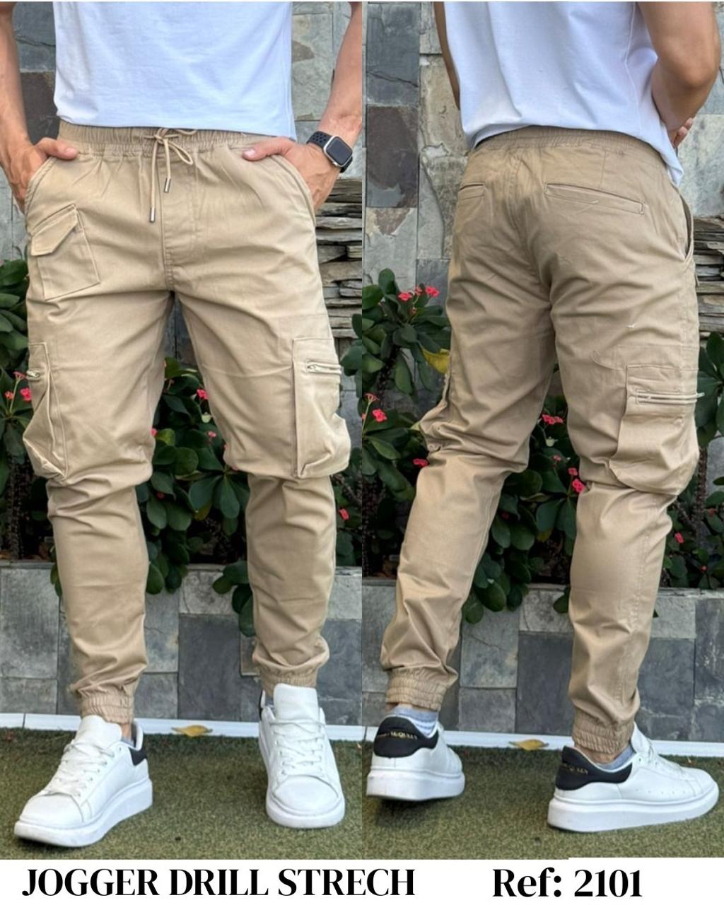 jogger dril strech