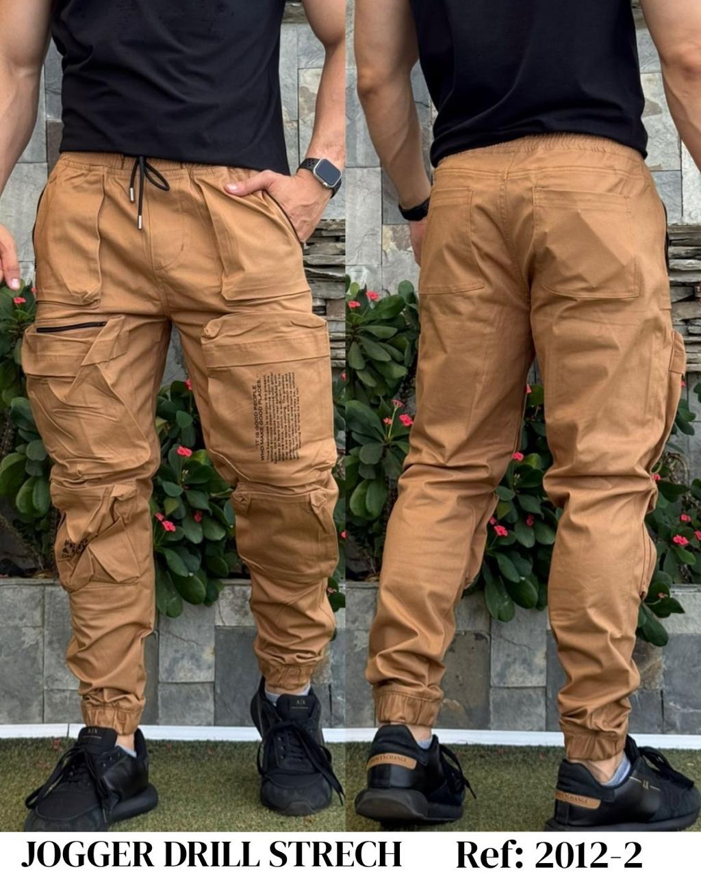 jogger dril strech